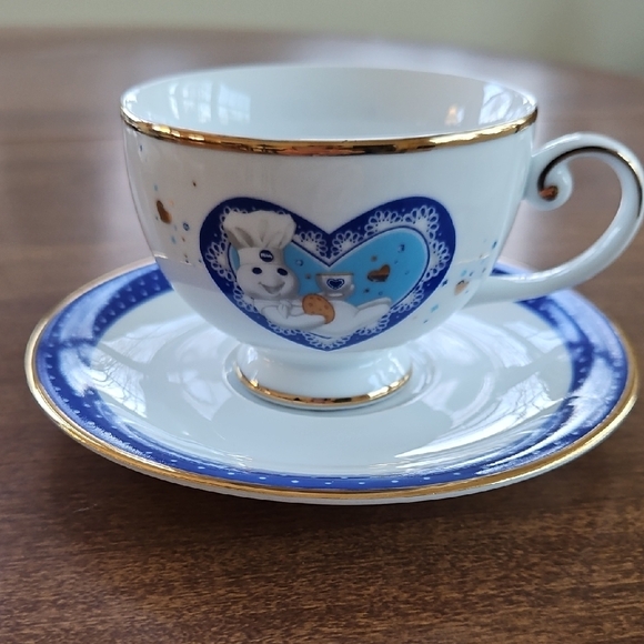 The Pillsbury Doughboy Porcelain Teacup Set of 4 - Picture 12 of 15